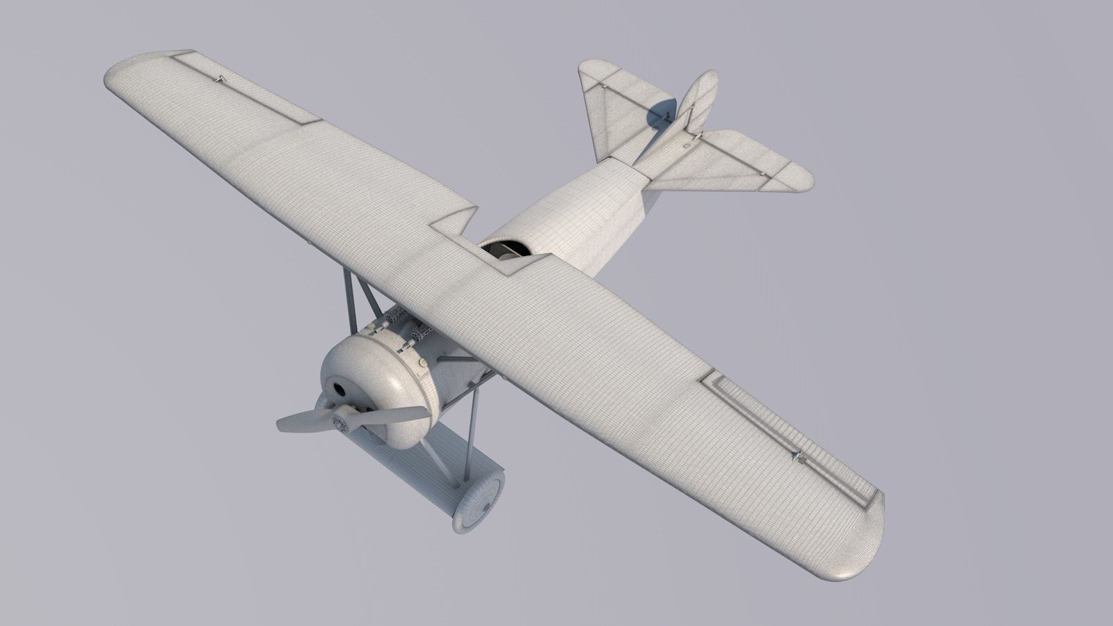 Fokker D8 Osterkamp 3D model_5