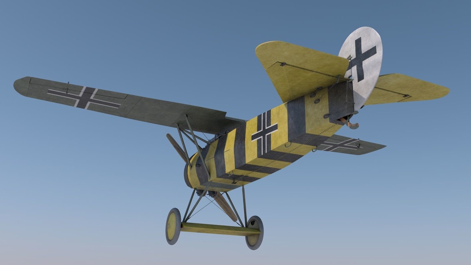 Fokker D8 Osterkamp 3D model_6