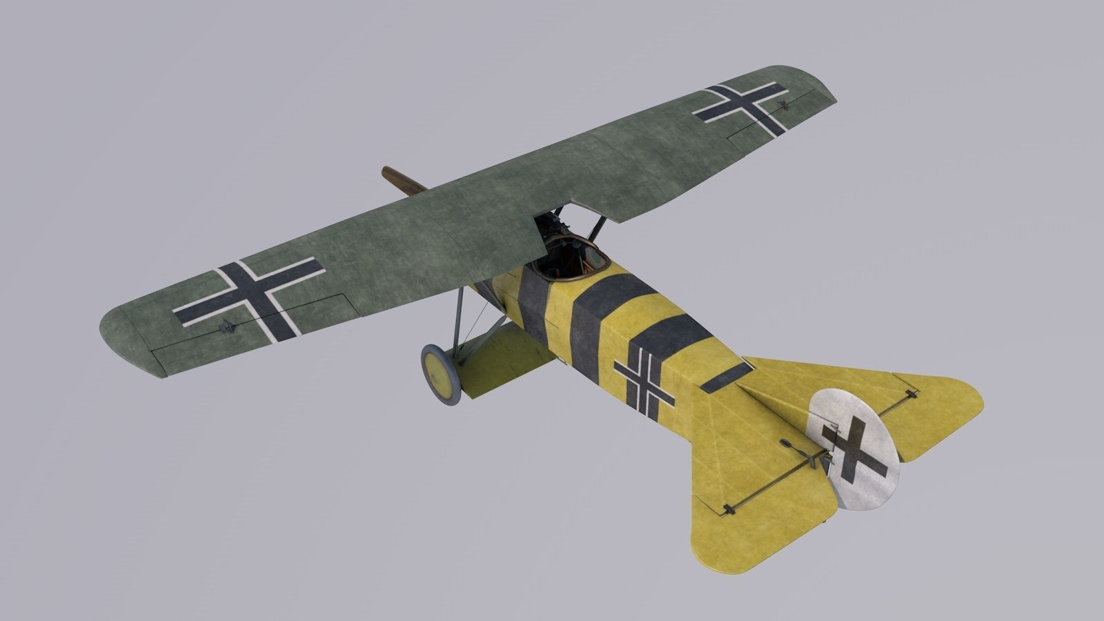 Fokker D8 Osterkamp 3D model_1