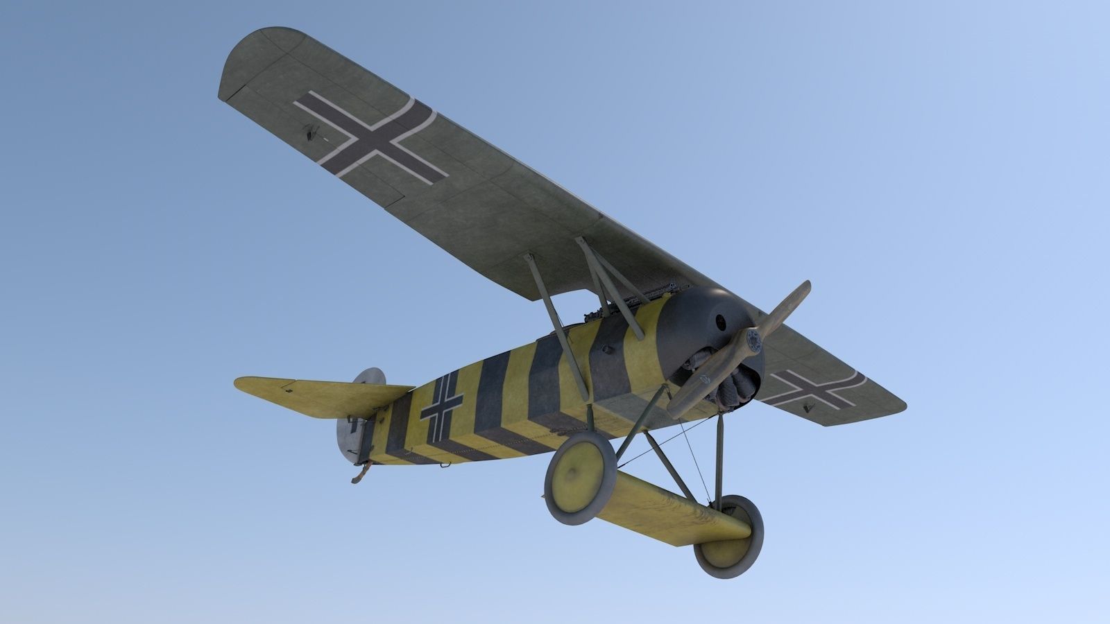 Fokker D8 Osterkamp 3D model_3