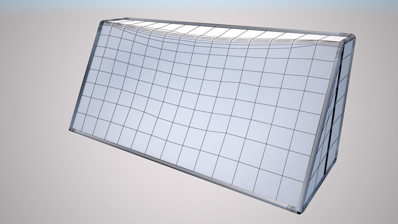 Football Net - soccer Net - Low Poly 3D model Low-poly 3D model_7