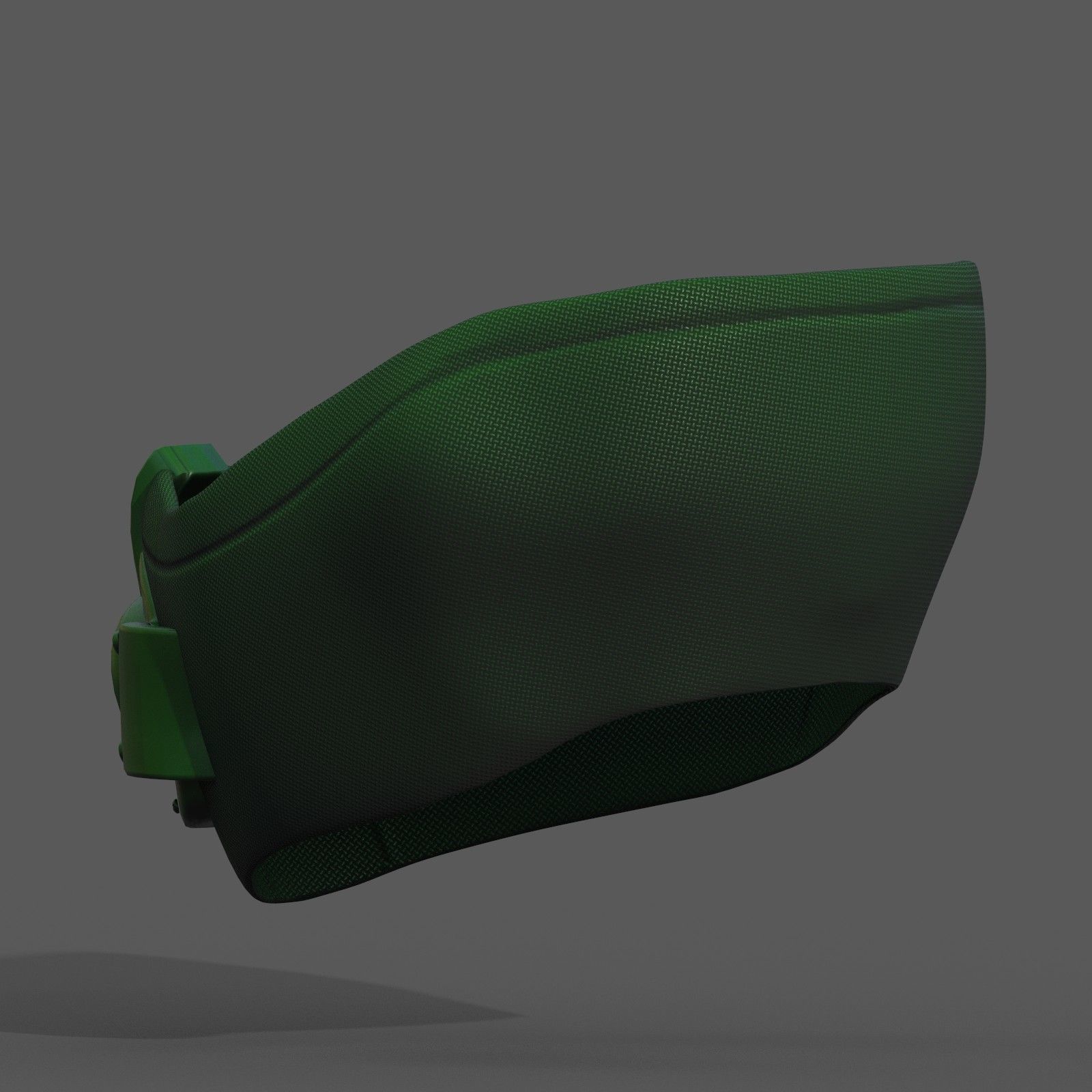 Gas mask respirator scifi futuristic 3d model Low-poly 3D model_6