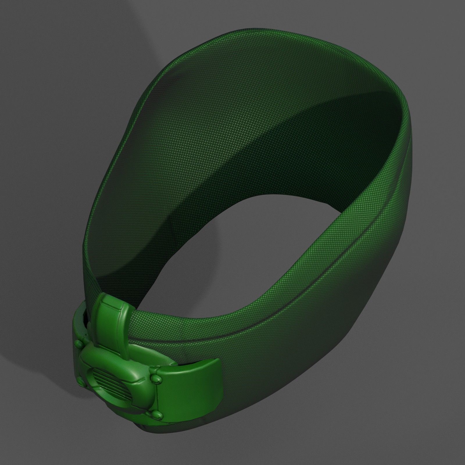 Gas mask respirator scifi futuristic 3d model Low-poly 3D model_7