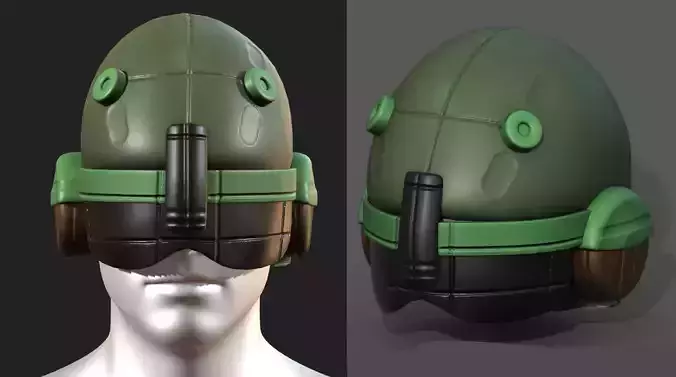 Helmet scifi fantasy futuristic military combat 