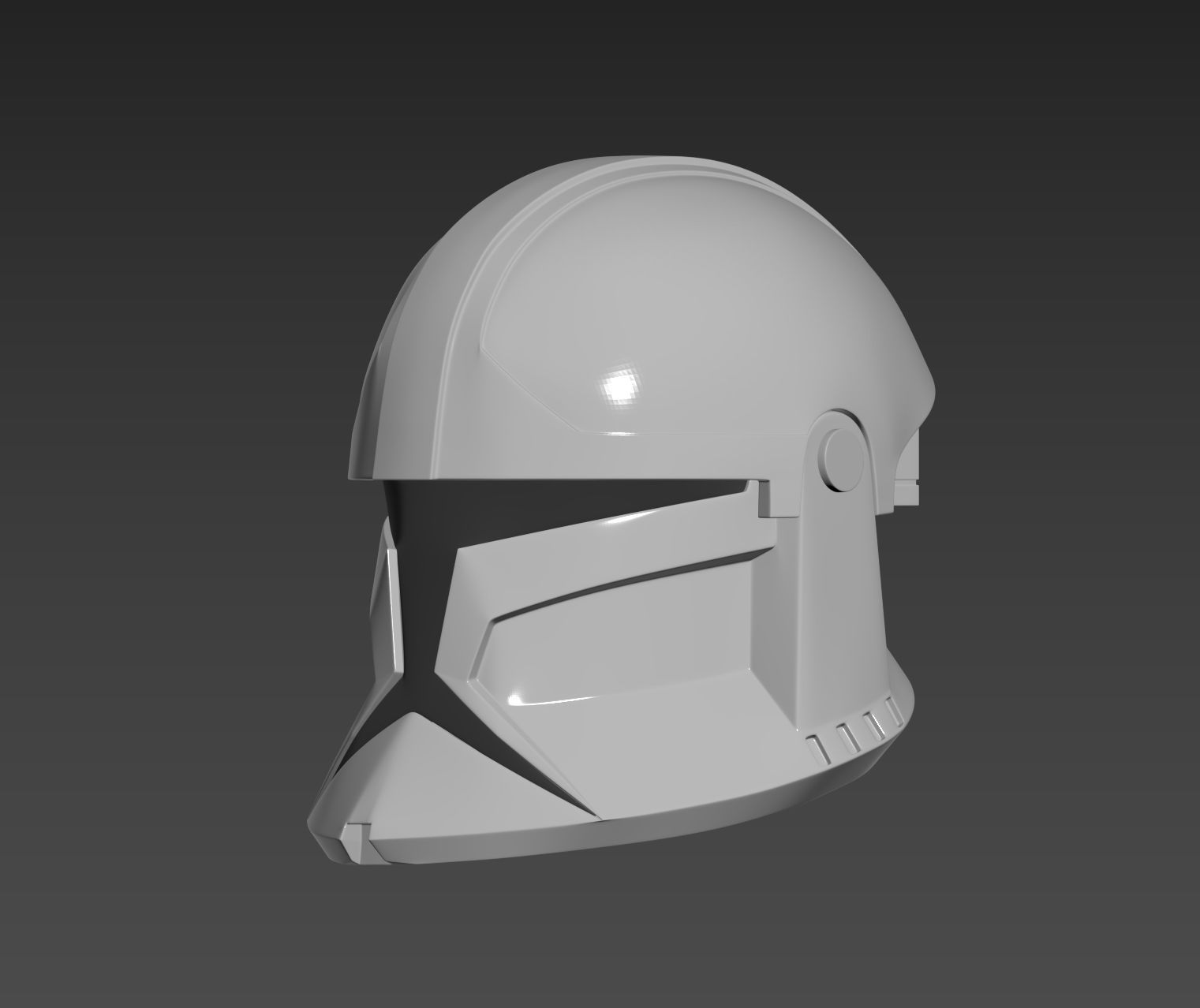 Star Wars TCW Clone Pilot Trooper Phase 1 Helmet Cosplay 3D print model_1