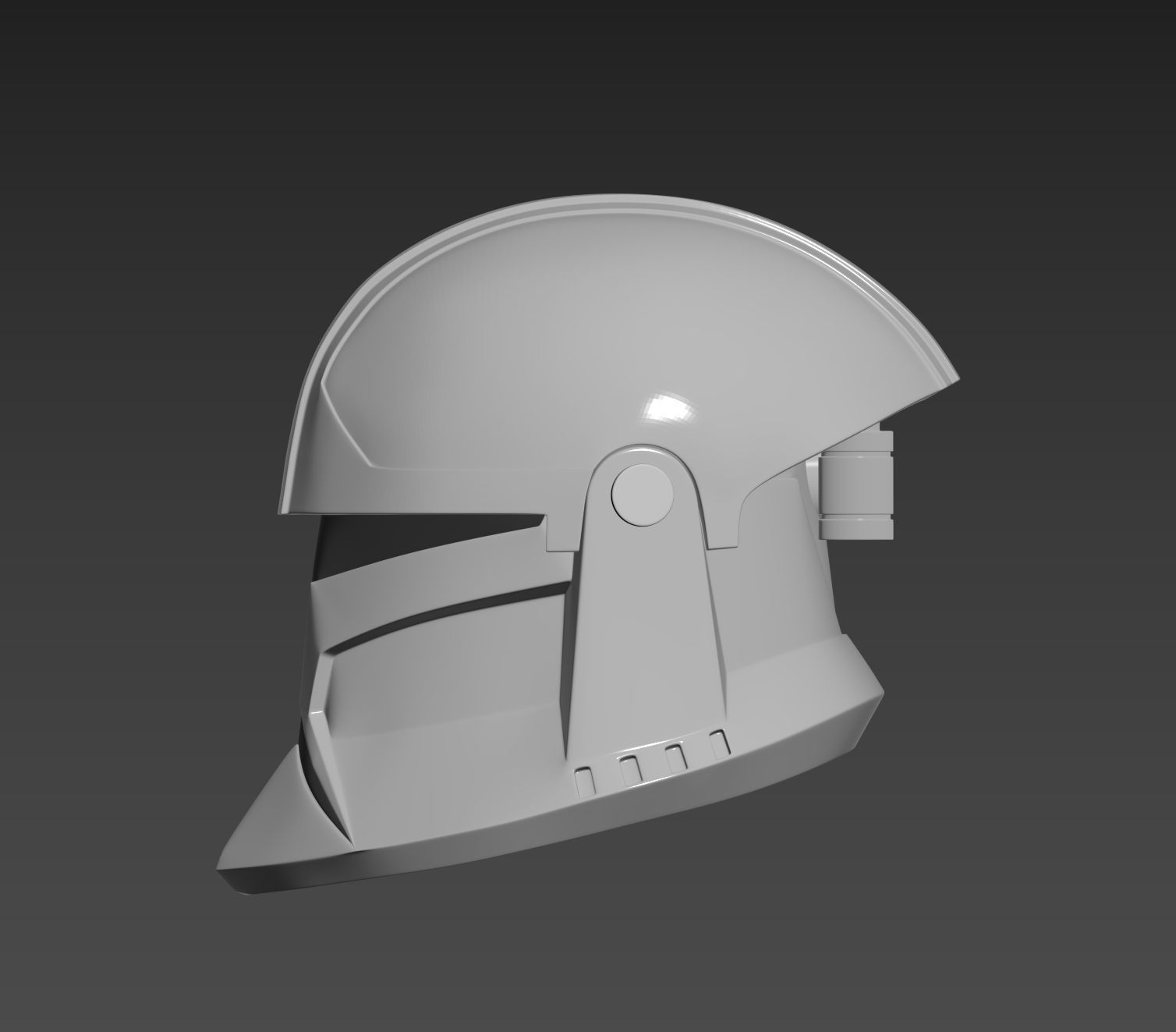 Star Wars TCW Clone Pilot Trooper Phase 1 Helmet Cosplay 3D print model_2