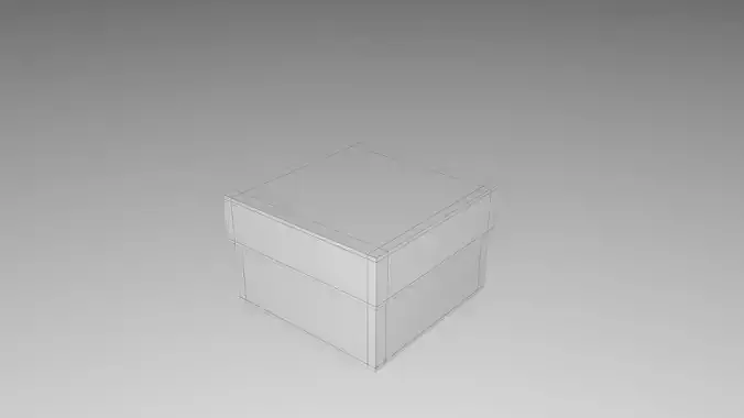 Blue box Free 3D model