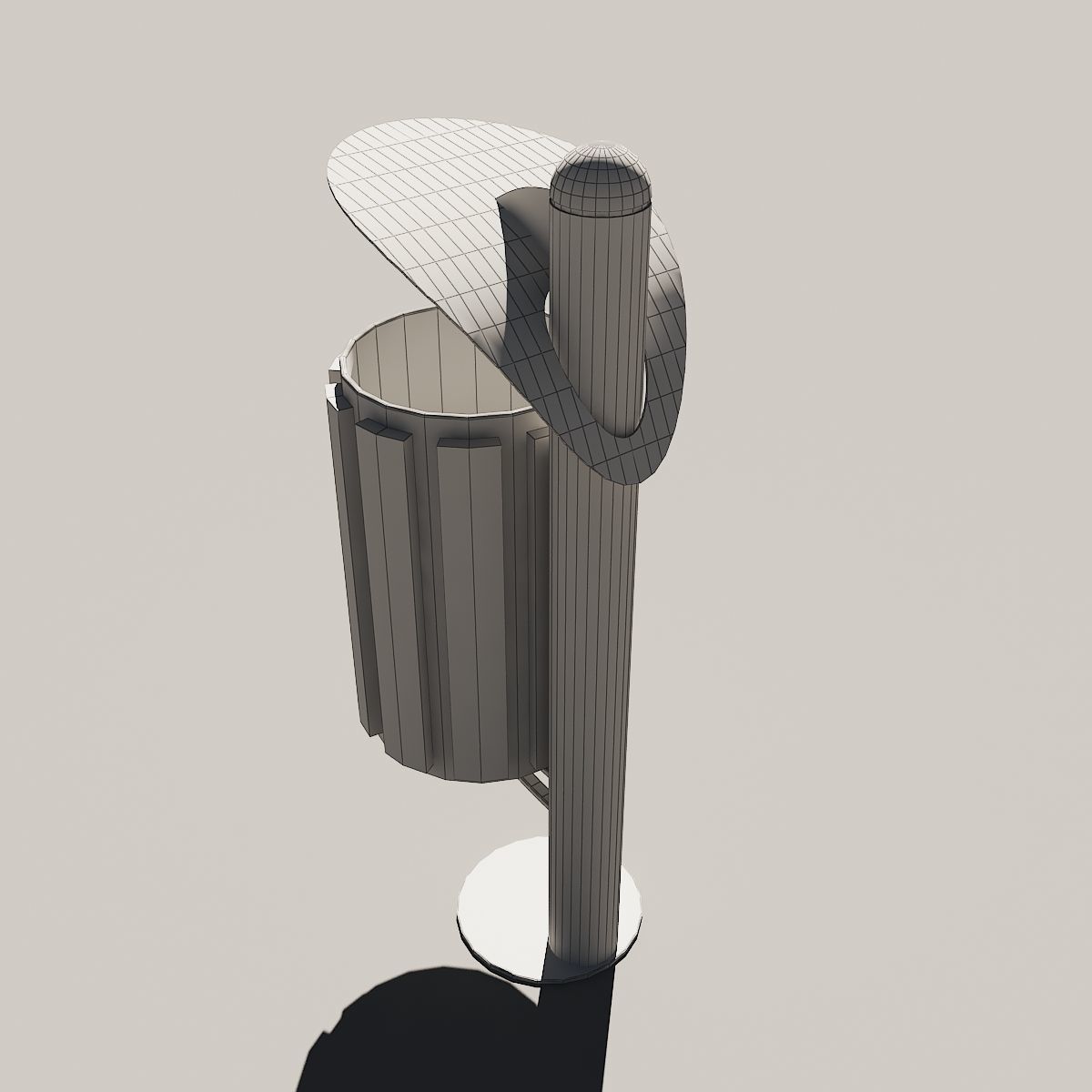 Trash can 3D model_8
