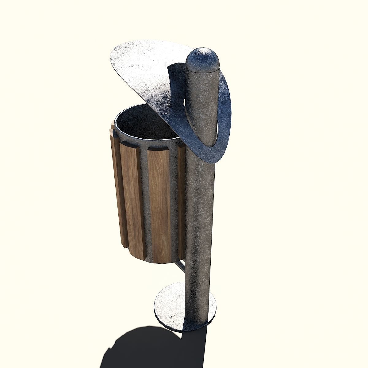 Trash can 3D model_3