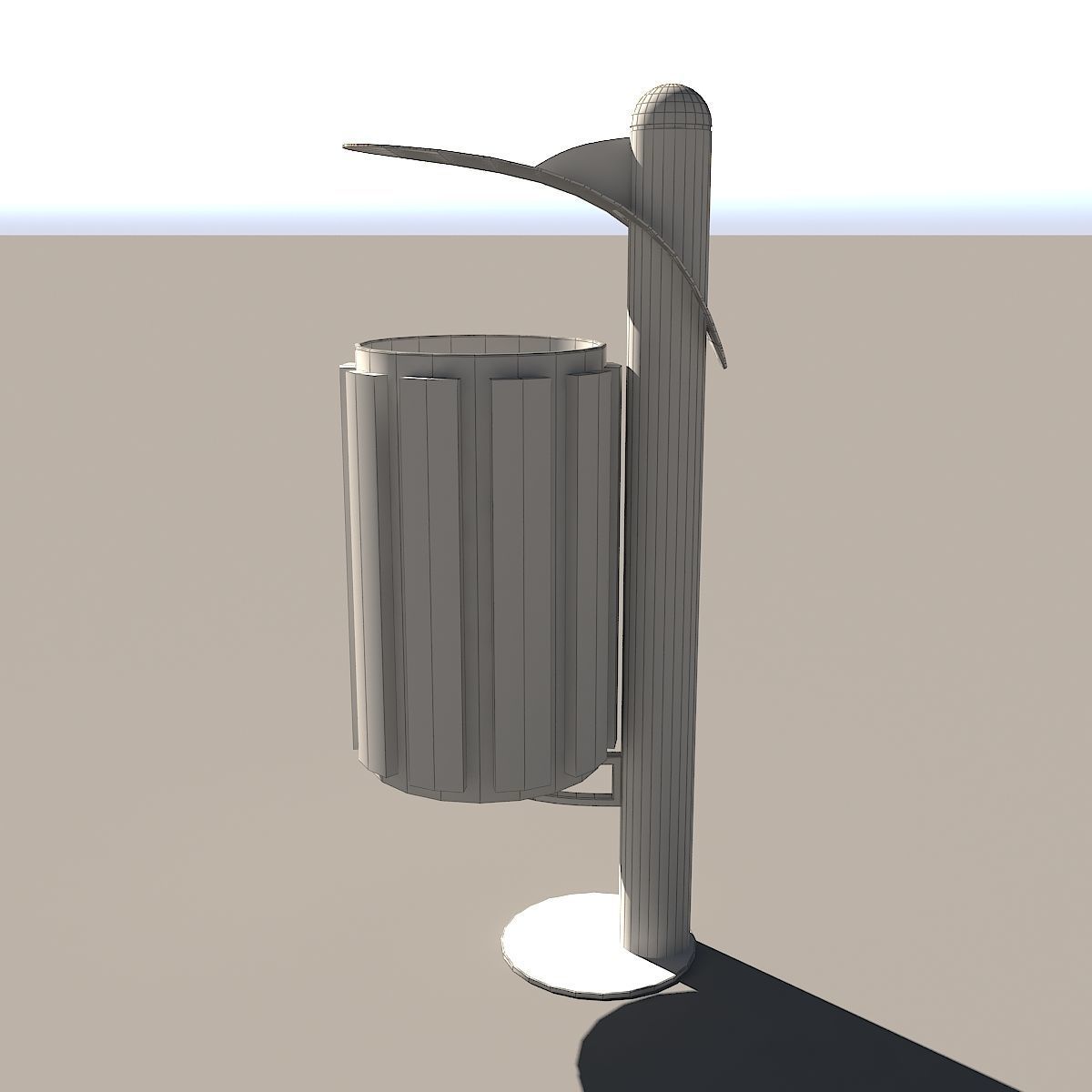 Trash can 3D model_9