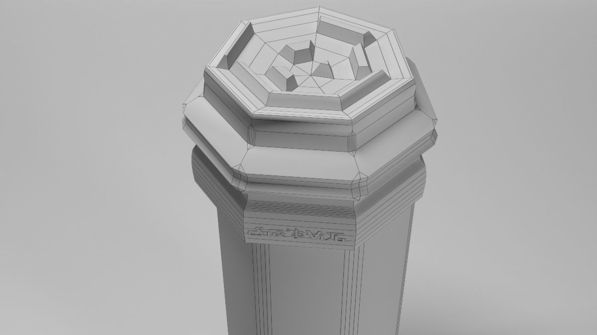 Power module with antimatter Low-poly 3D model_6