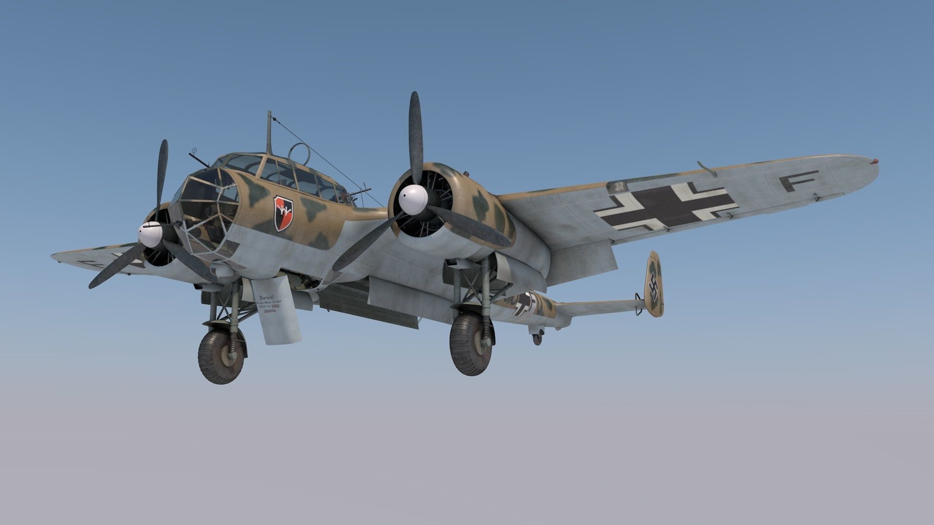 Dornier Do-17Z Trop 3D model_3