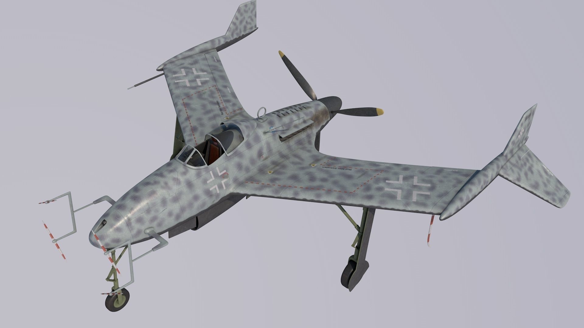 3D Blohm und Voss P208 Night Fighter CGTrader