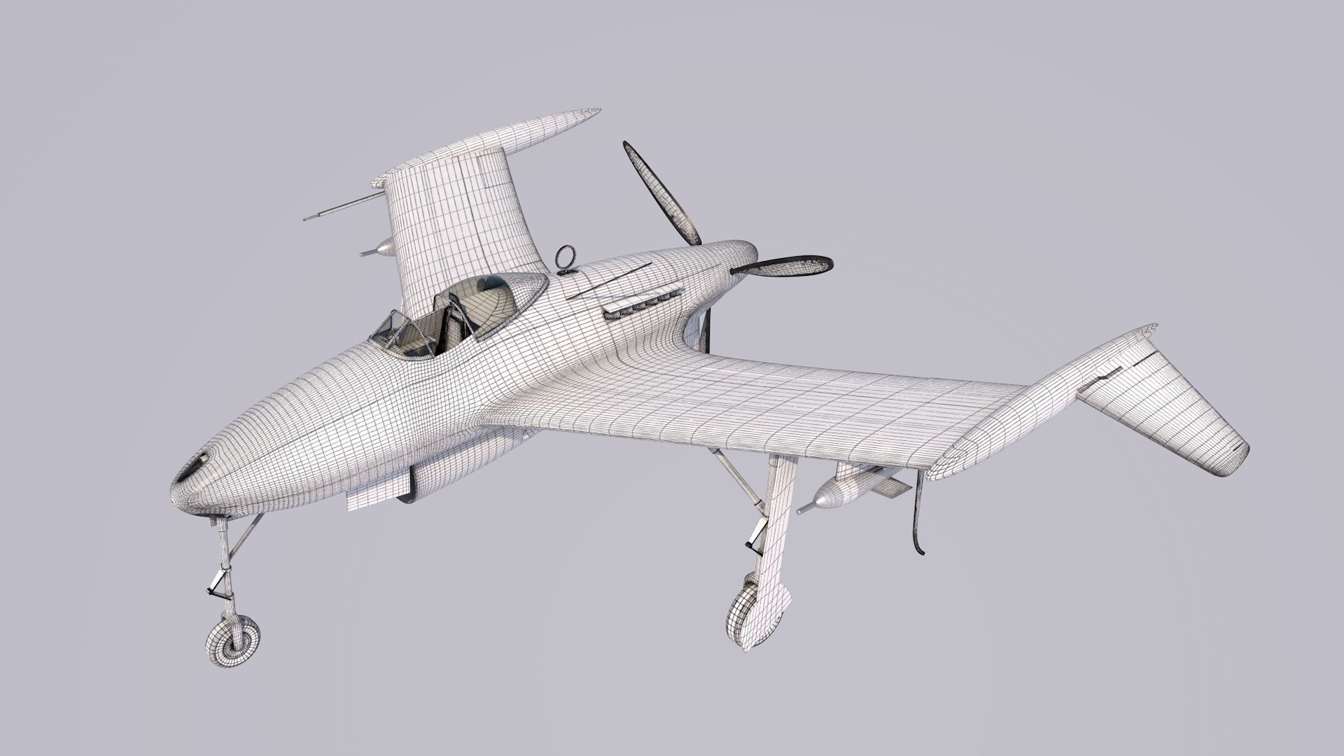 Blohm und Voss P208 3D model_5