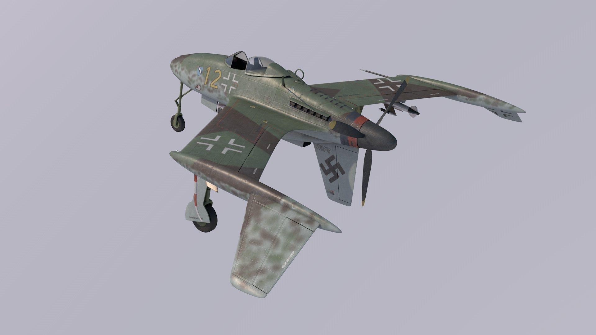 Blohm und Voss P208 3D model_1