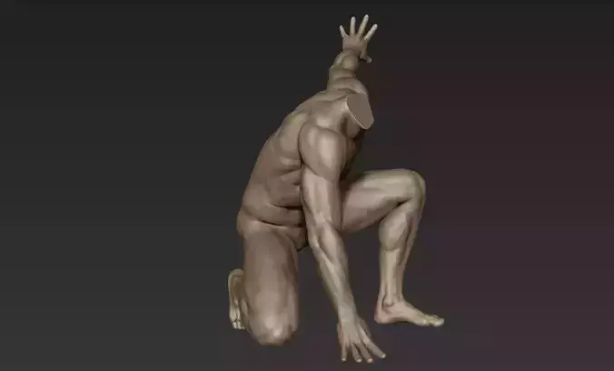 Male Full Body Sculpt Pose 5