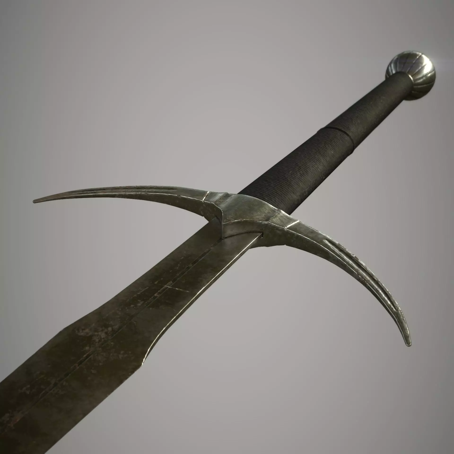 Danish Long Sword Low-poly 3D model