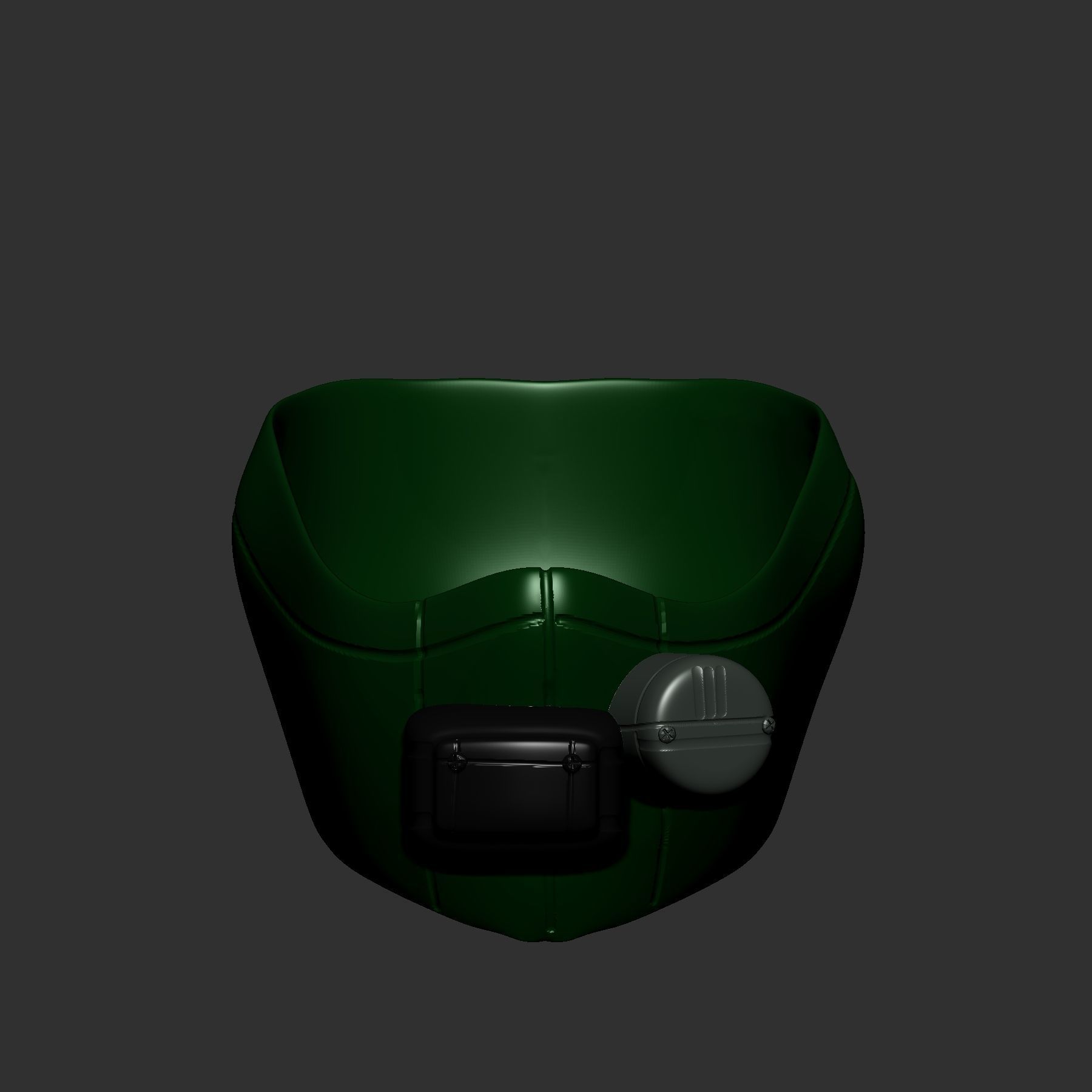 gas mask helmet scifi high poly sculpt 3d printable ver 3 3D model_1