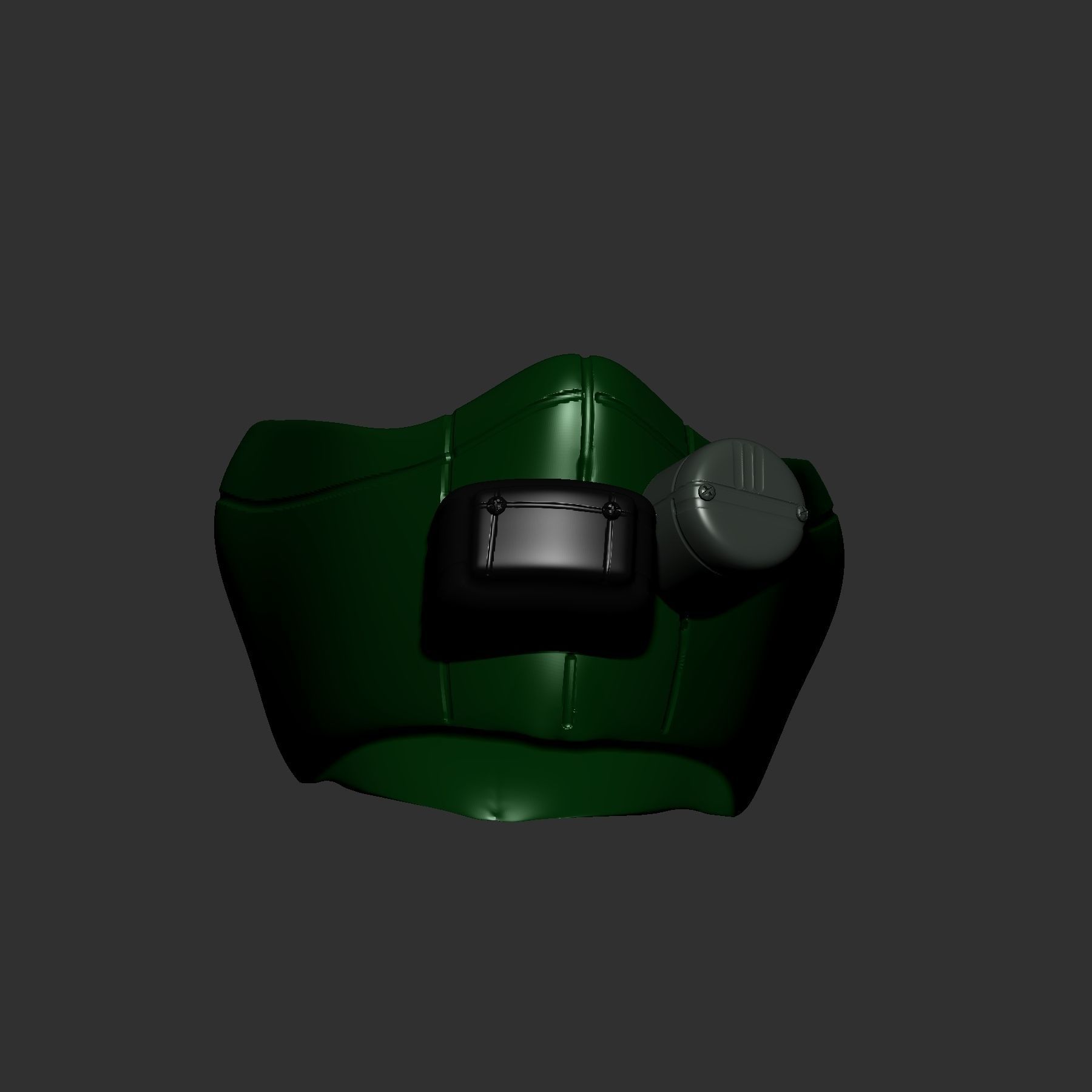 gas mask helmet scifi high poly sculpt 3d printable ver 3 3D model_4