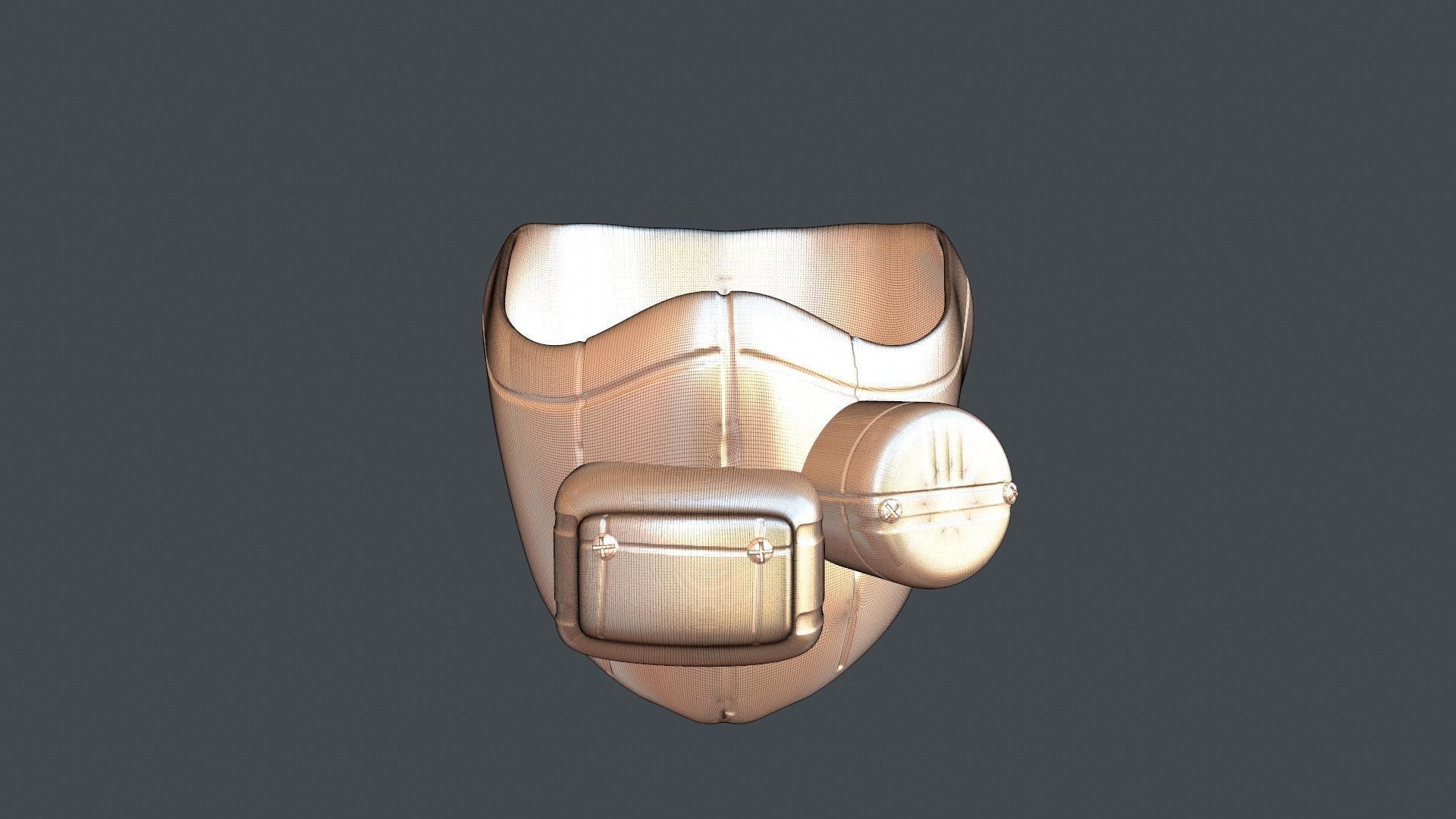 gas mask helmet scifi high poly sculpt 3d printable ver 3 3D model_6