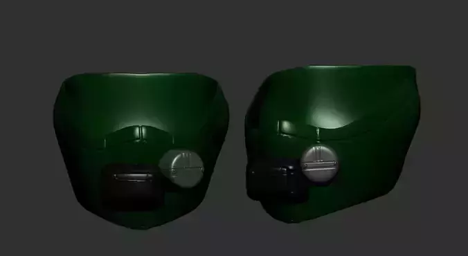 gas mask helmet scifi high poly sculpt 3d printable ver 3
