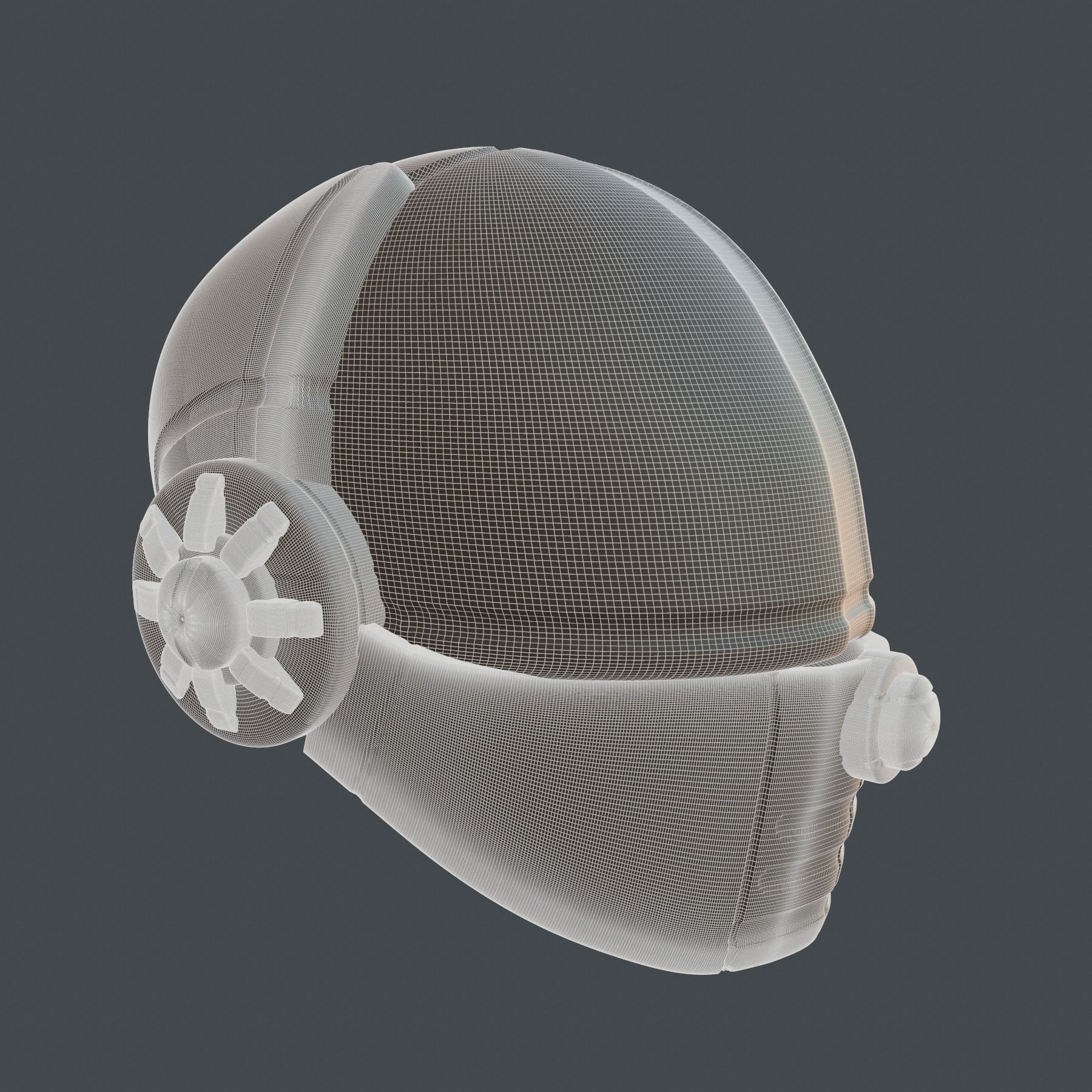 gas mask helmet scifi high poly sculpt ver 1 3d printable 3D model ...