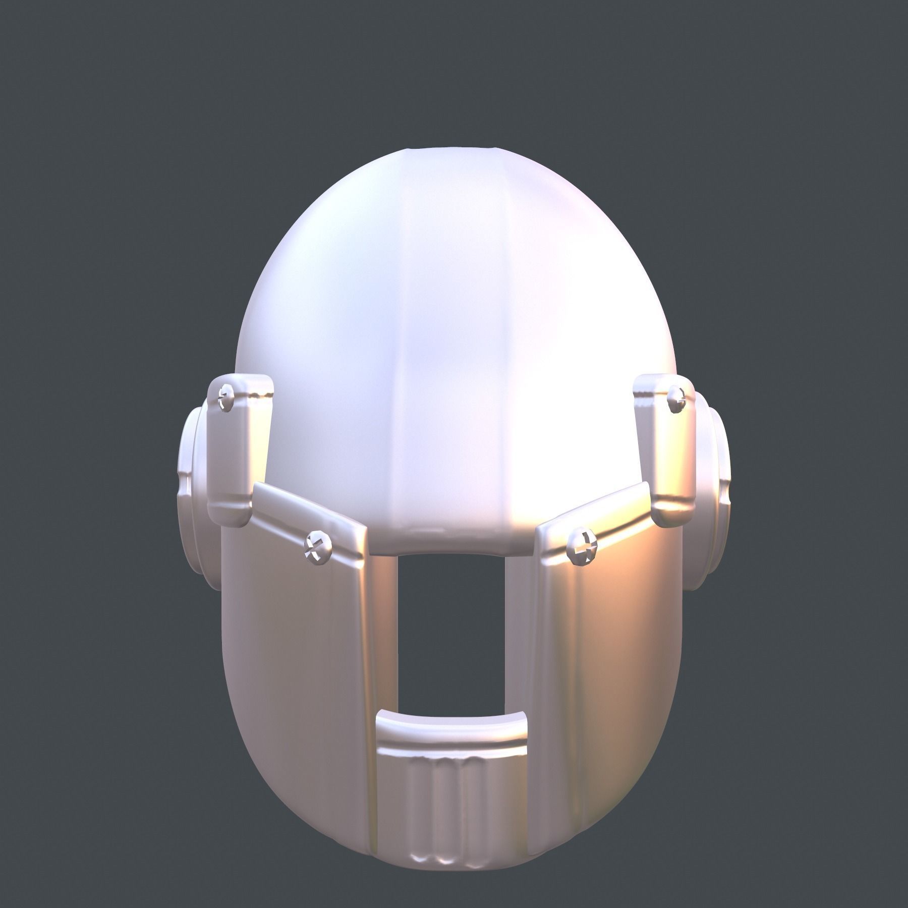 High quality scifi helmet high poly sculpt 3d printable ver 4 3D model_8
