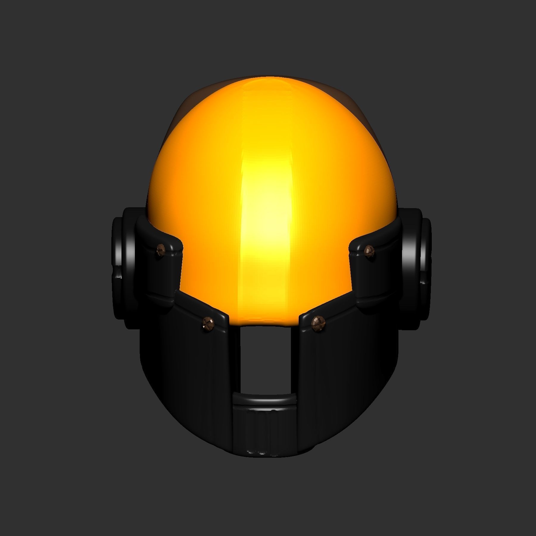 High quality scifi helmet high poly sculpt 3d printable ver 4 3D model_5