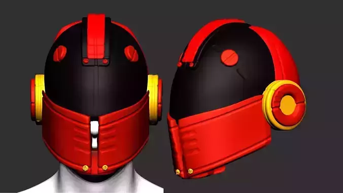 helmet high ver 3 poly sculpt 3d printable ver 7