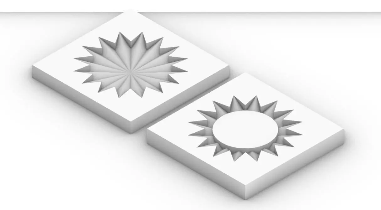 Geometric Circle Coaster Mold for Casting 3D print model_0