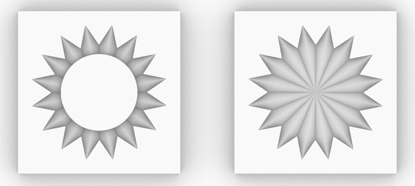 Geometric Circle Coaster Mold for Casting 3D print model_3