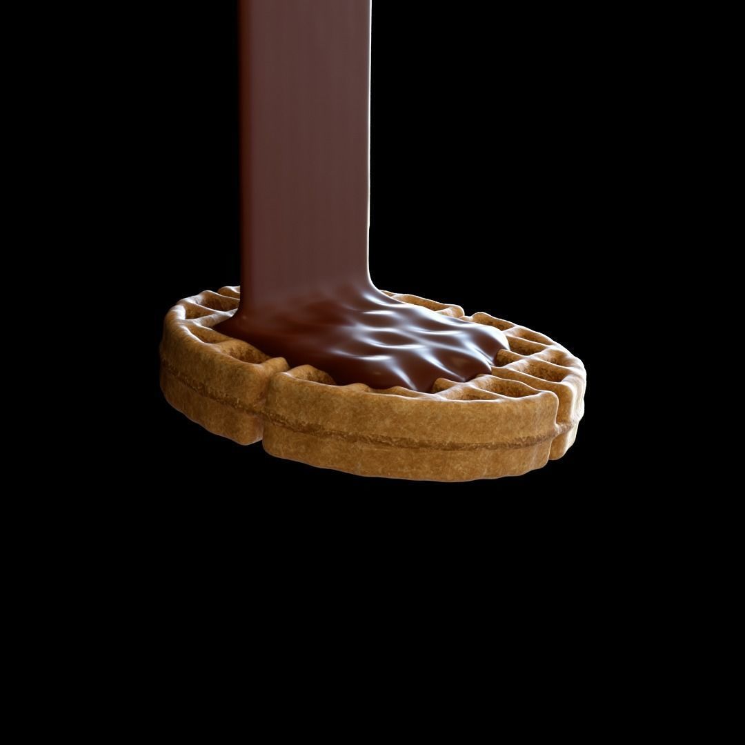 Waffle 3D model 3D model_6