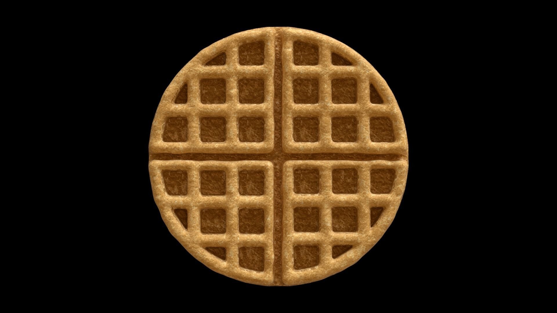 Waffle 3D model 3D model_3