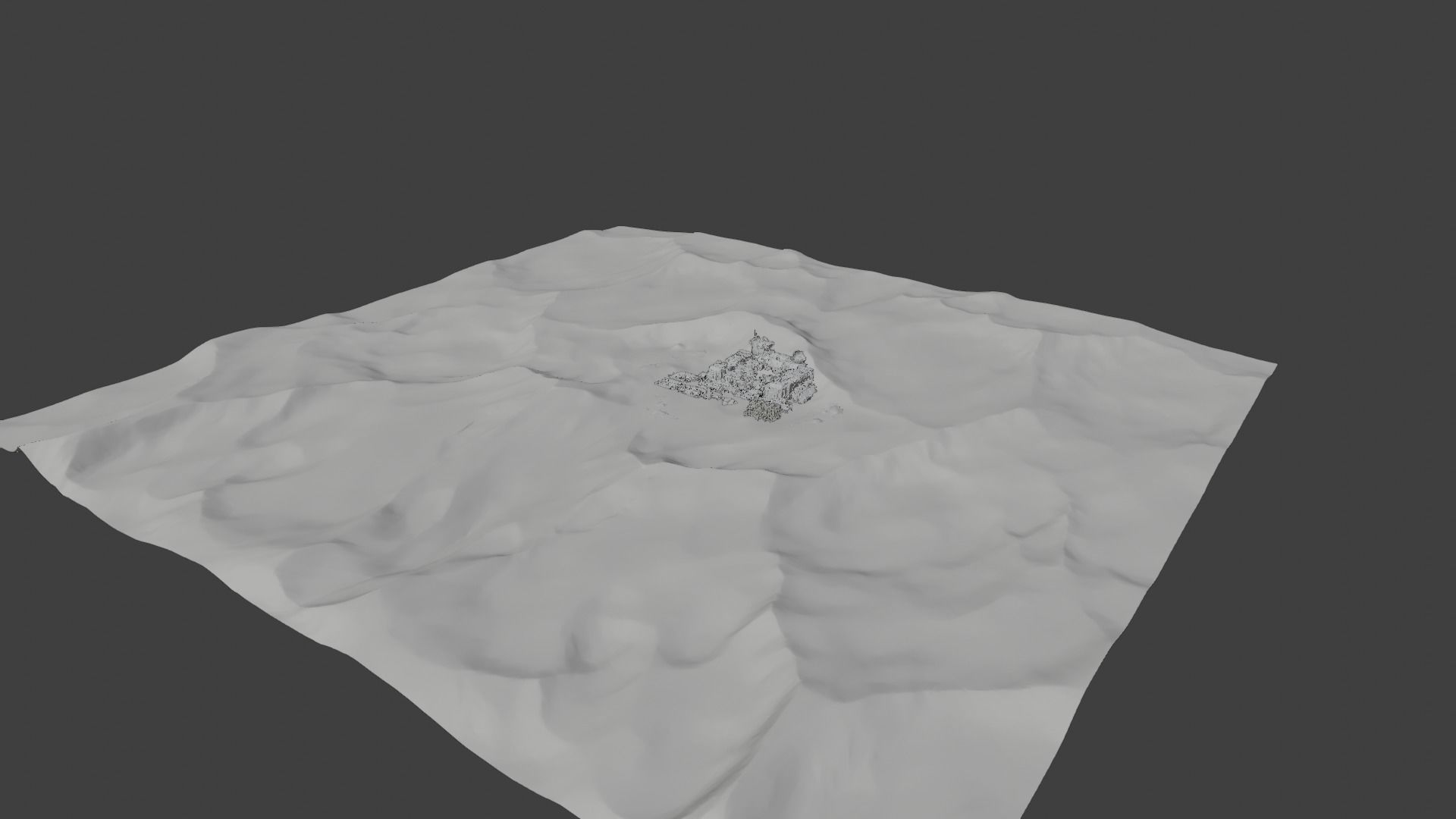 Sci-Fi Abandoned outpost 3D model_4