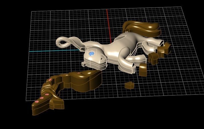 Unicorn - Pendant 3D print model_5