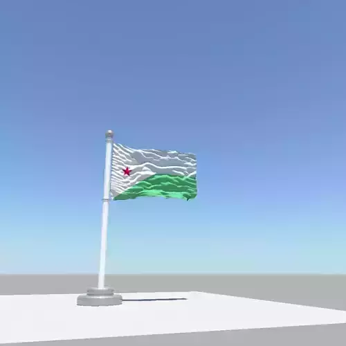 Republic of Djibouti flag