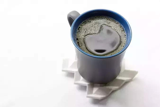 Geometric Square Coaster - Large Pattern