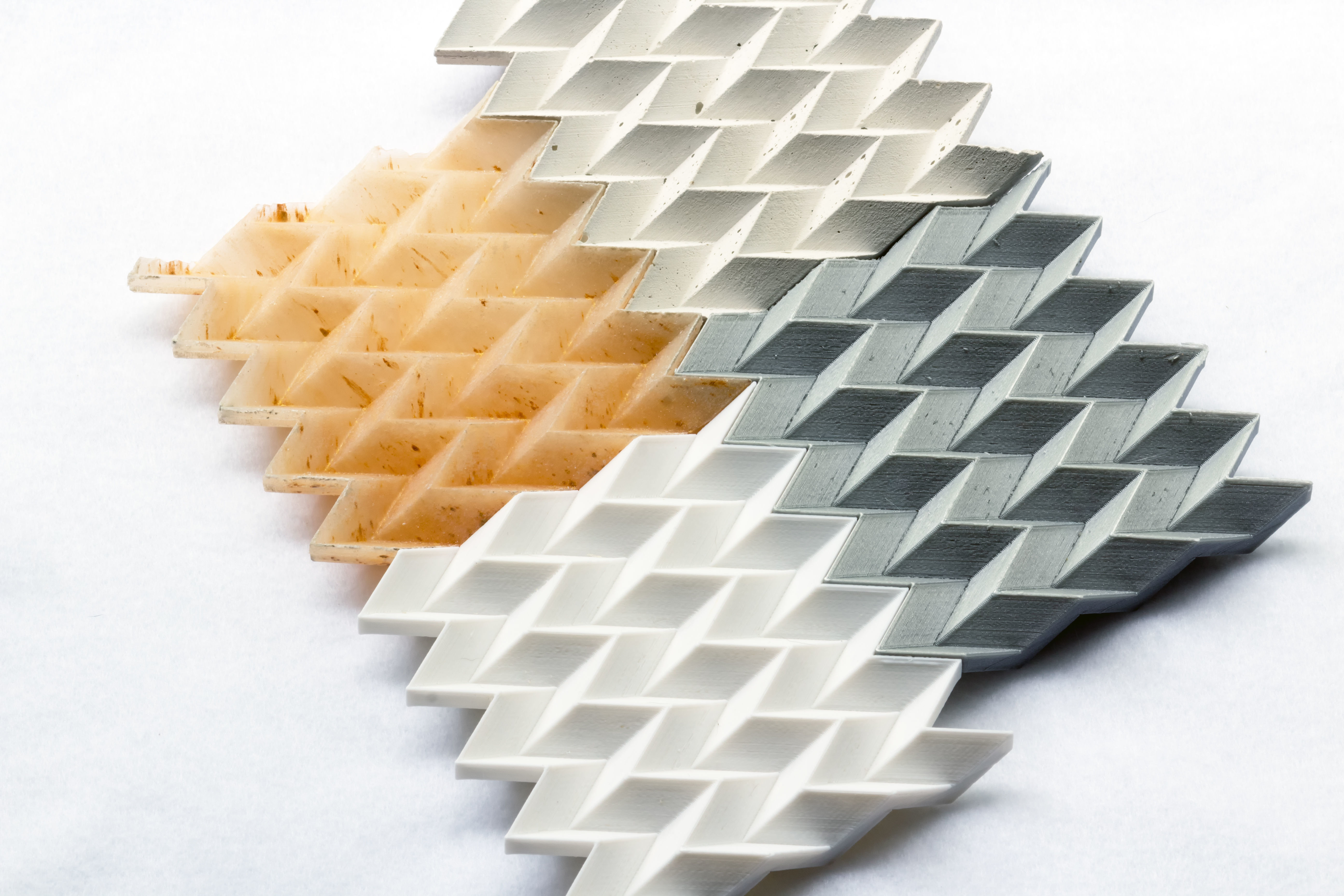 Geometric Square Coaster - Medium Pattern 3D print model_16