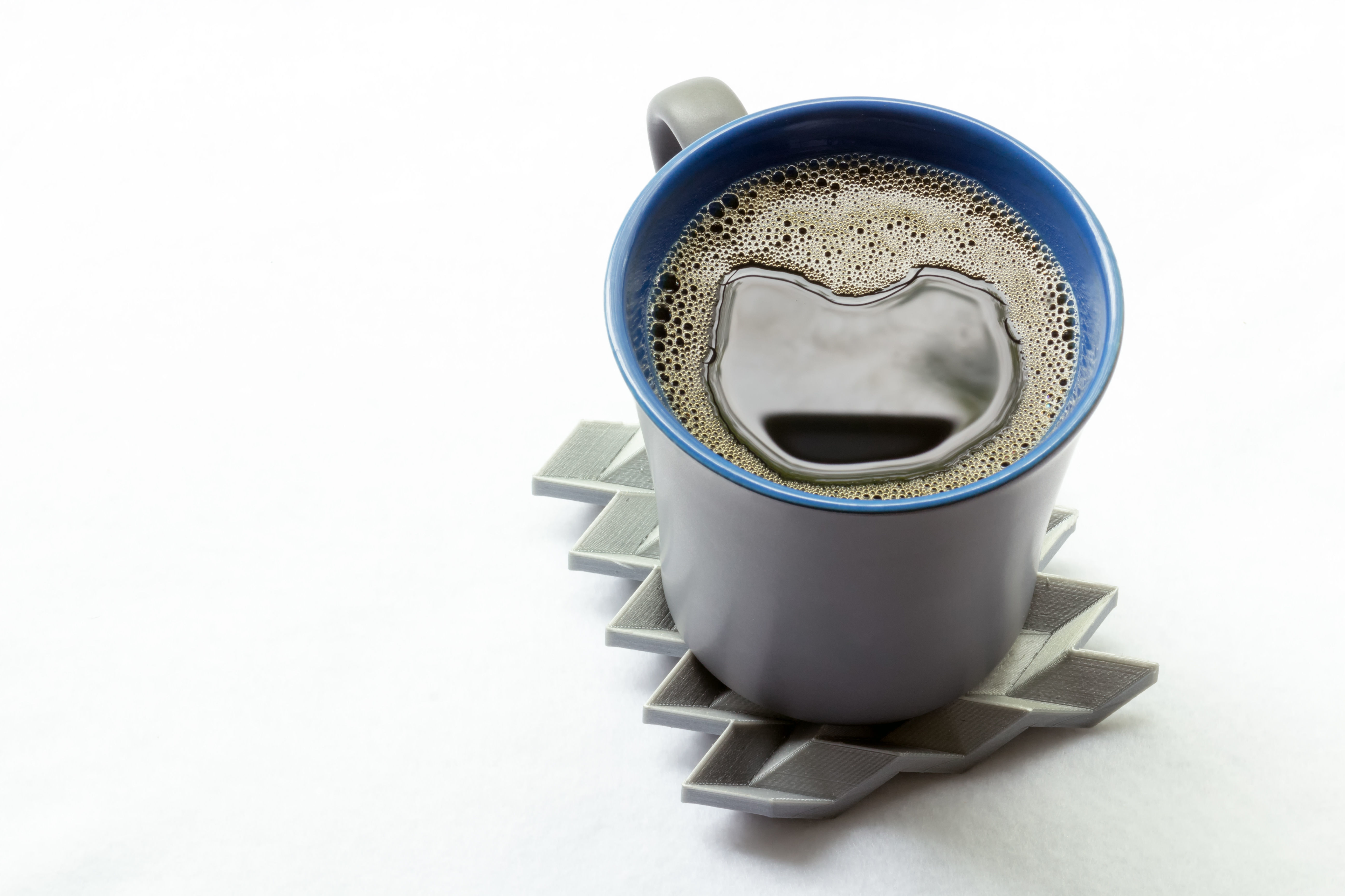 Geometric Square Coaster - Medium Pattern 3D print model_1