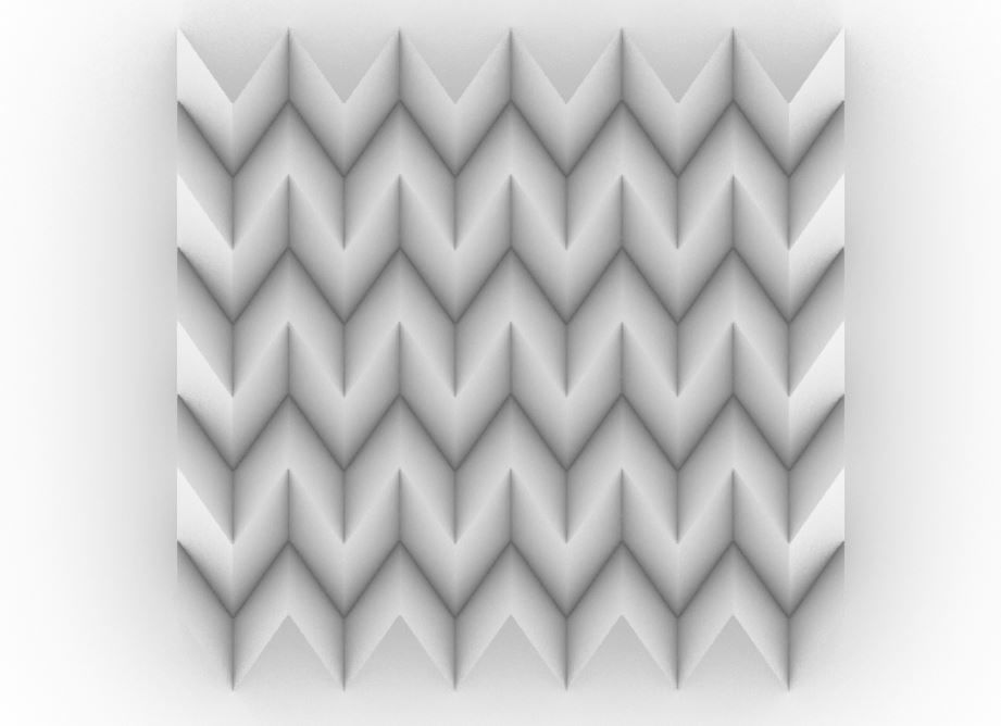 Geometric Square Coaster - Medium Pattern 3D print model_6