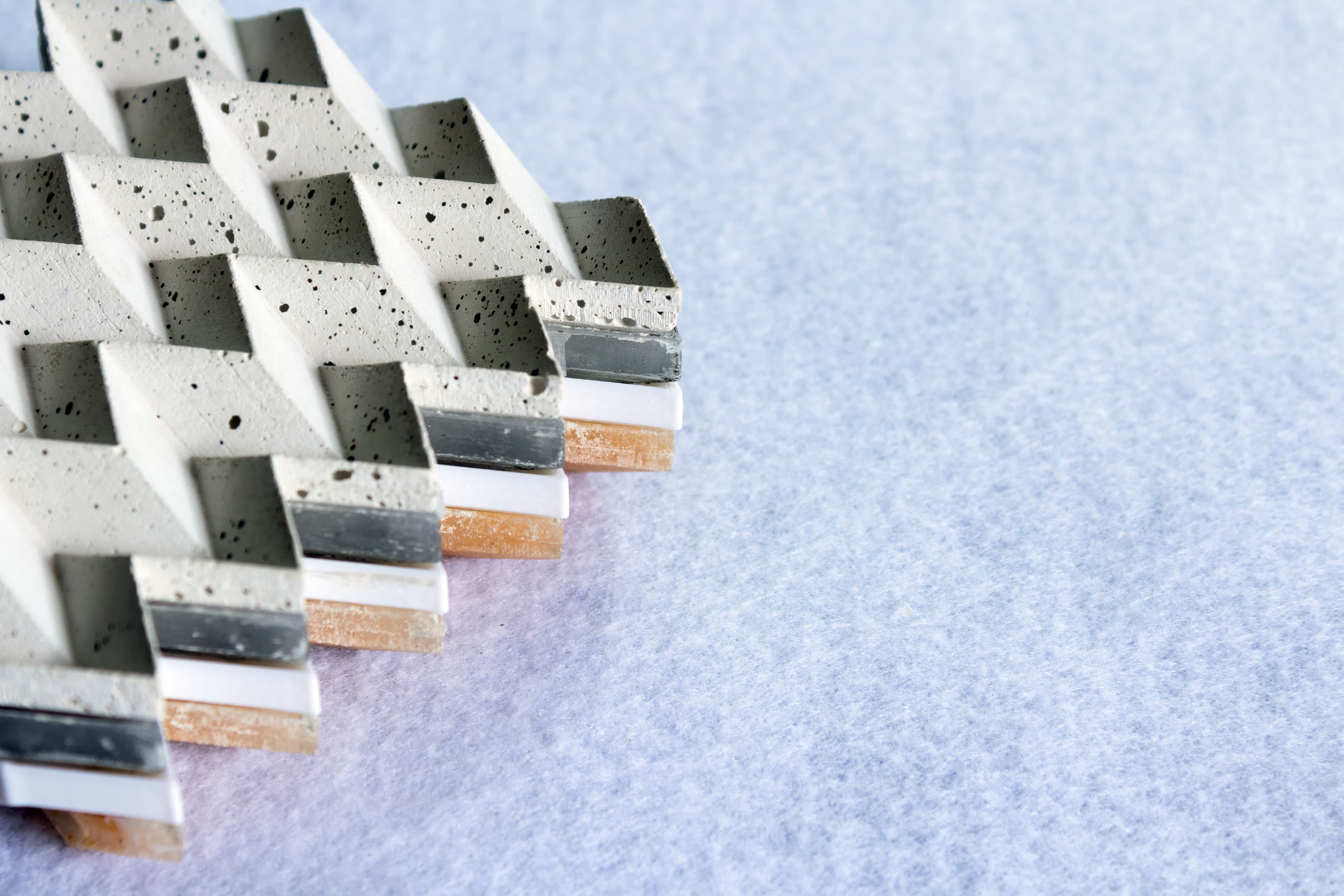 Geometric Square Coaster - Medium Pattern 3D print model_9