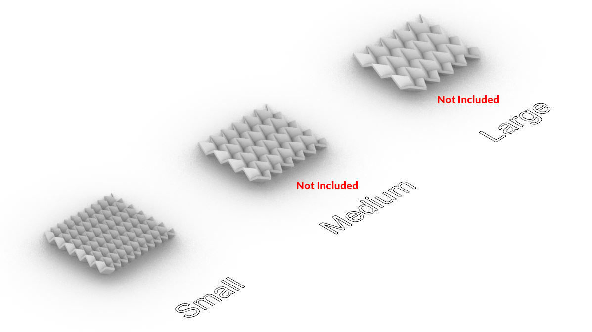 Geometric Square Coaster - Small Pattern 3D print model_6