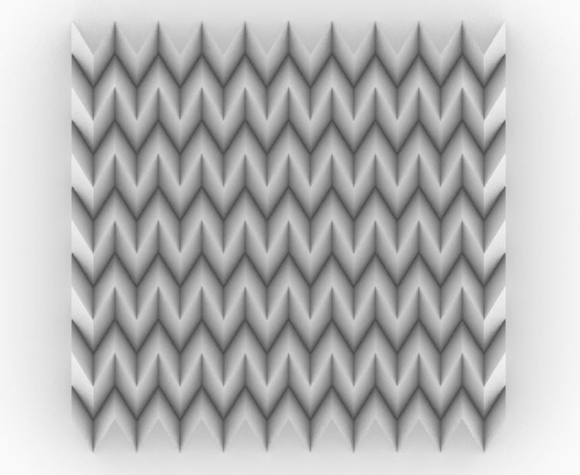 Geometric Square Coaster - Small Pattern 3D print model_13