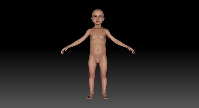 Boy 3d body child 3D model