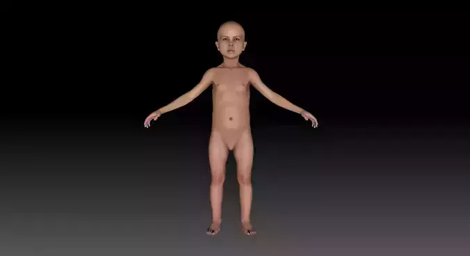 Boy 3d body child 3D model