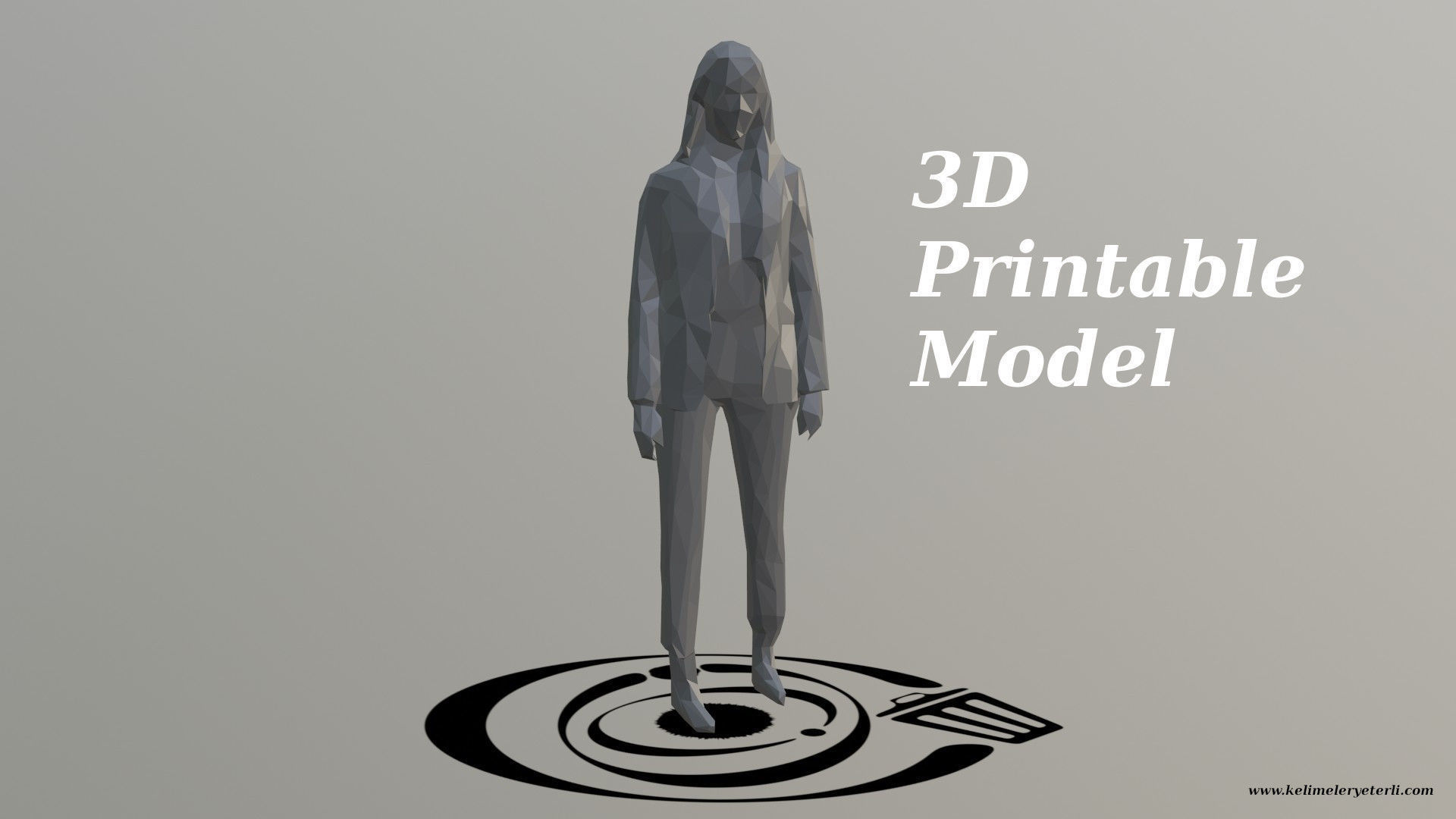 Human 041 LP R Low-poly 3D model_4