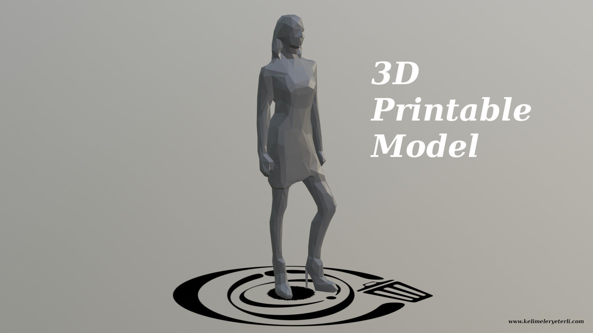 Human 042 LP R Low-poly 3D model_4