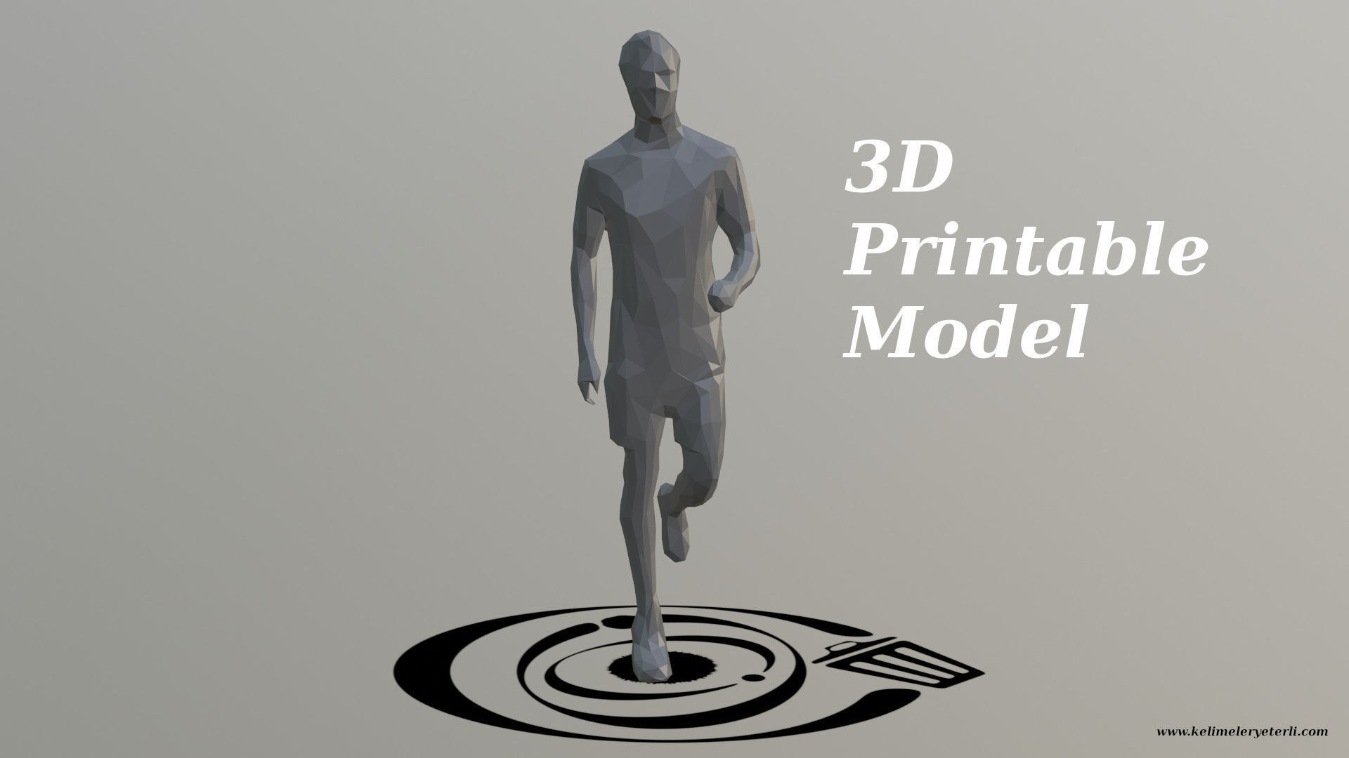 Human 043 LP R Low-poly 3D model_4