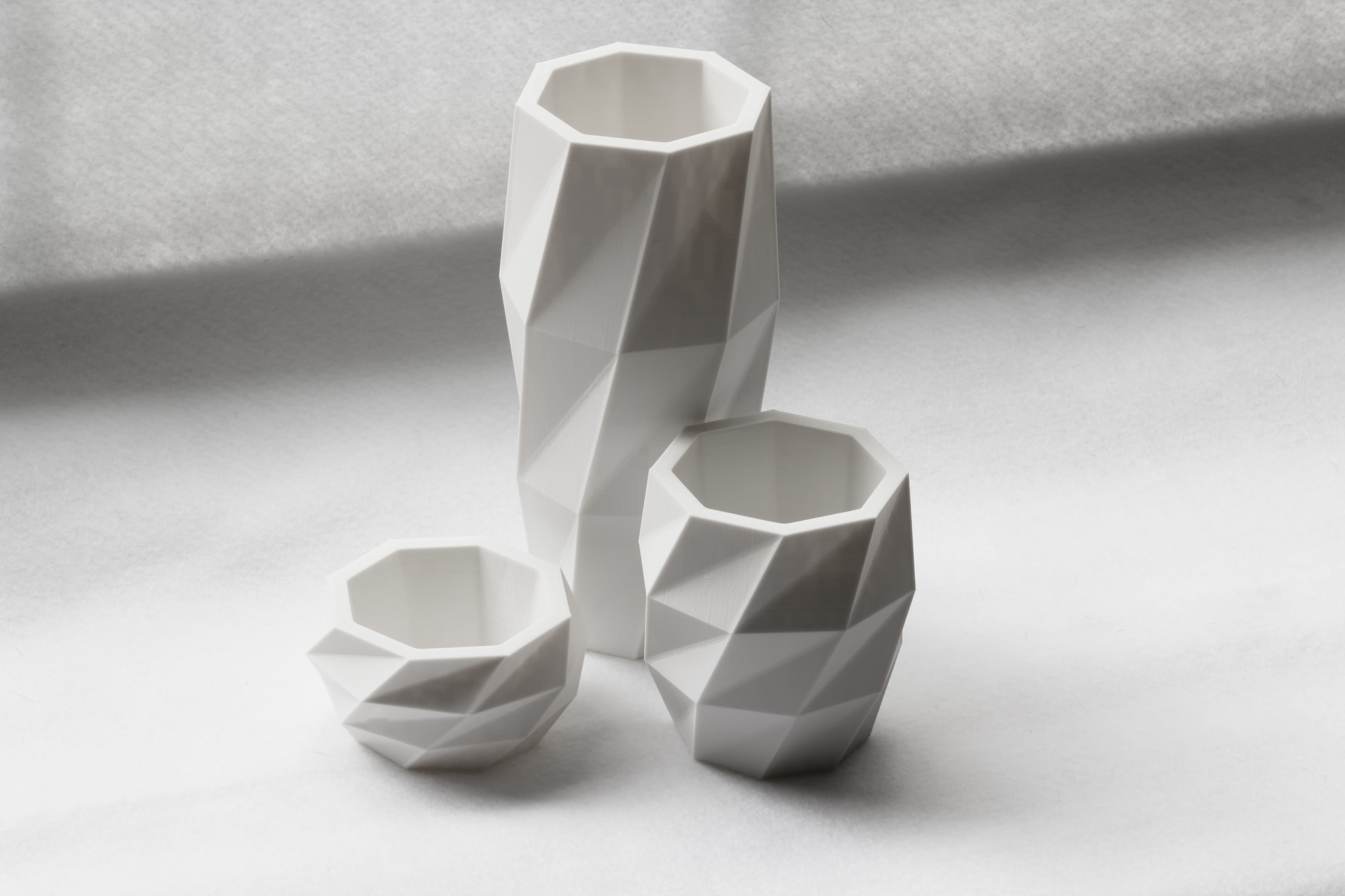 Geometric Planters - Type 1 3D print model_1