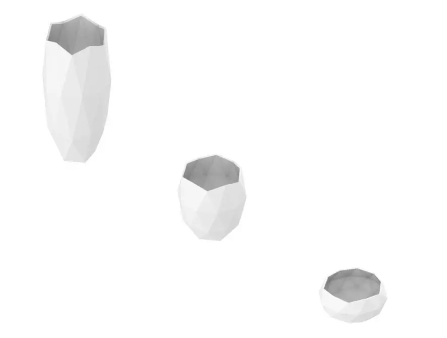 Geometric Planters - Type 2 3D print model_0